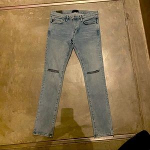 John Varvatos NWT men’s jeans bowery slim straight size 33 light wash